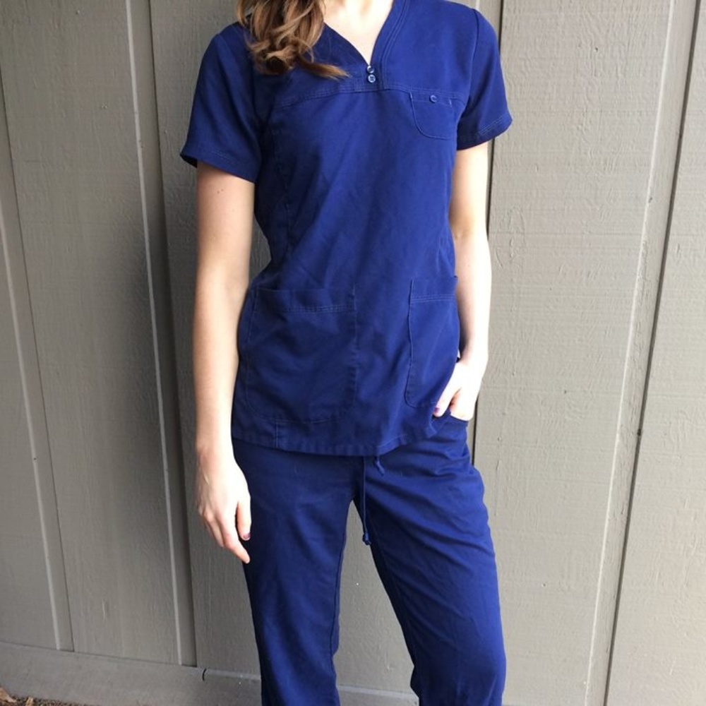 Grey's Anatomy Navy Scrub Set